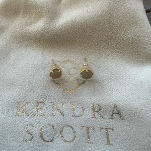 Kendra Scott Gold Nola Stud Stone Crystal Earrings